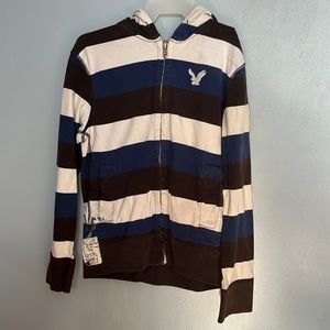 American Eagle Full Zip Up Hoodie Vintage Fit